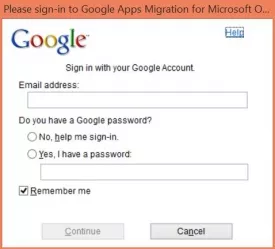 Google Apps Migration for Microsoft Outlook