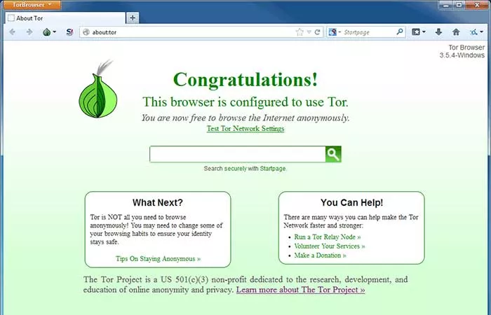 Tor browser