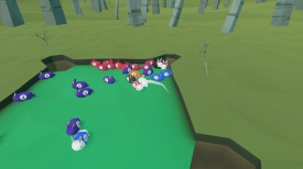 Ballistic Bunny Billiards