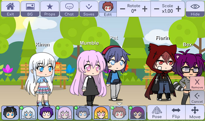 how to get to m o in gacha life pc