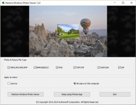 Restore Windows Photo Viewer