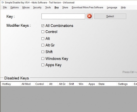 Simple Disable Key