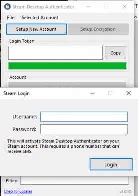 Steam Desktop Authenticator