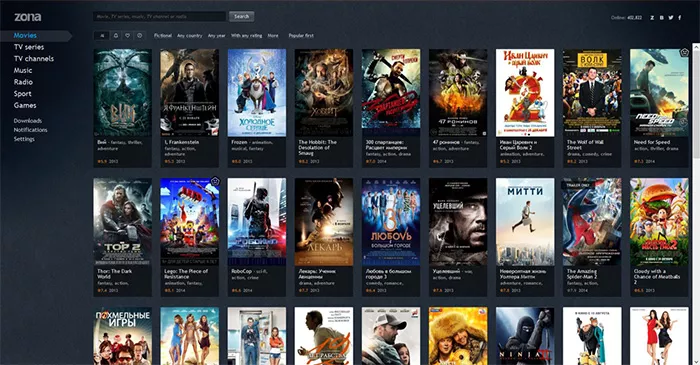 Zona: Popcorn time alternative