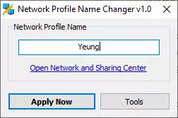 Network Profile Name Changer