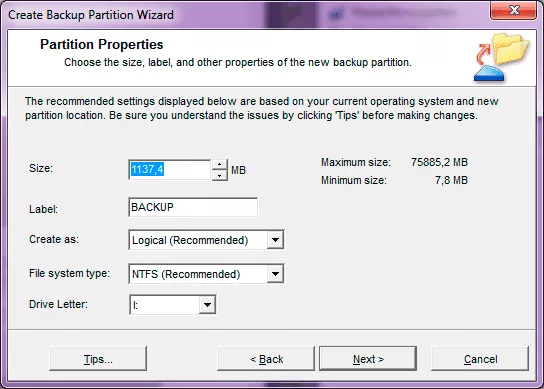 Partition Magic tutorial