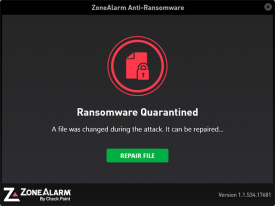 ZoneAlarm Anti-Ransomware