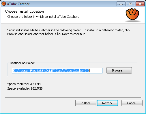 Atube Catcher installation