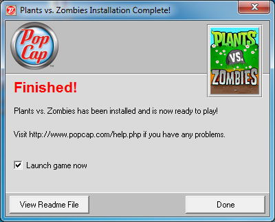 Plants vz zombies installation