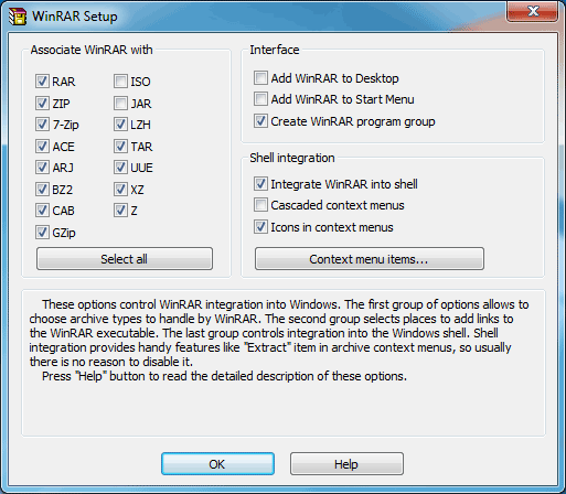 how to install winrar on windows 7