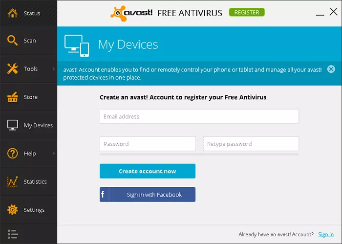 Avast tutorial