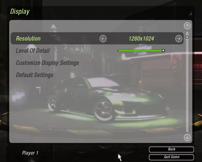 How to play need for speed 2