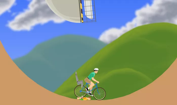 happy wheels, free game to play in spare time at school