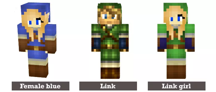 Minecraft link skins