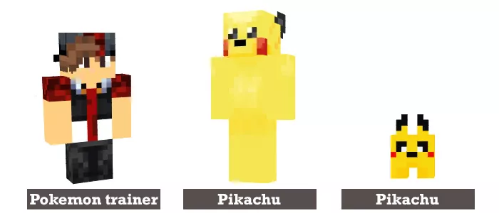 Minecraft pokemon skins