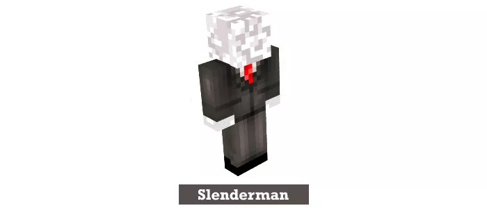 Slenderman minecraft skin