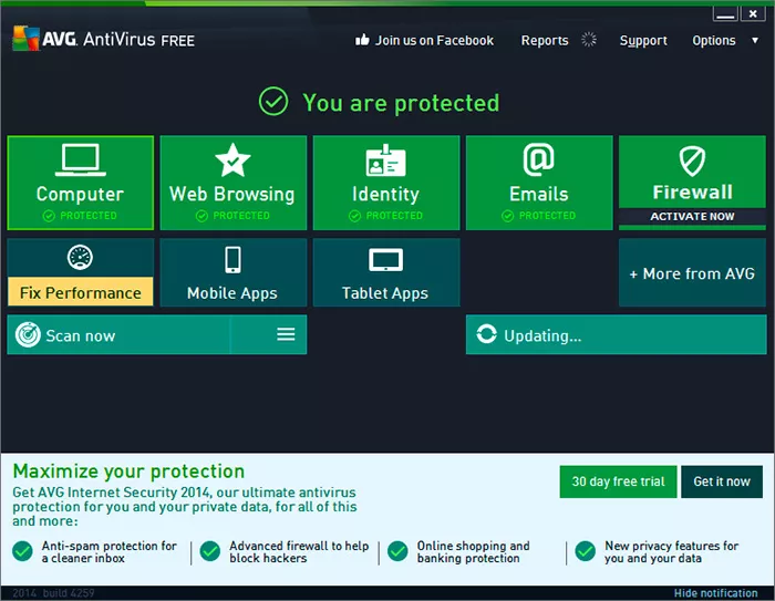 AVG antivirus