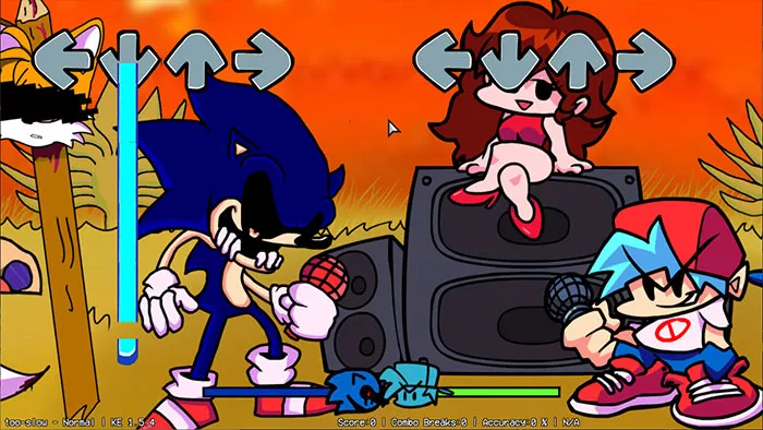 FNF VS VHS SONIC.EYX / VHS SONIC.EXE (MOD/Creepypasta/Digital