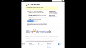 flickr downloadr