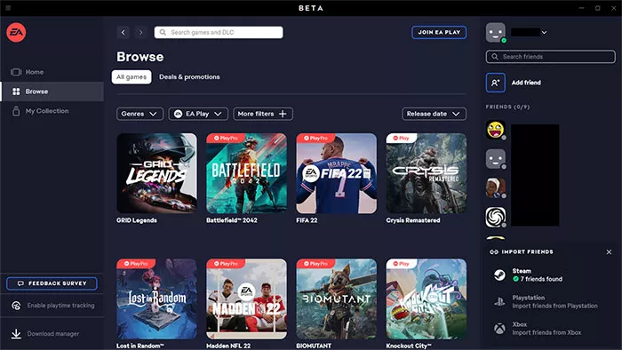 EA Desktop PC App Now Available to Download, Replaces Origin