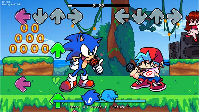 Jogo FNF: Sonic Rush no Jogos 360