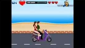 Beach Ride Kiss