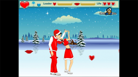 Christmas Skate Kissing