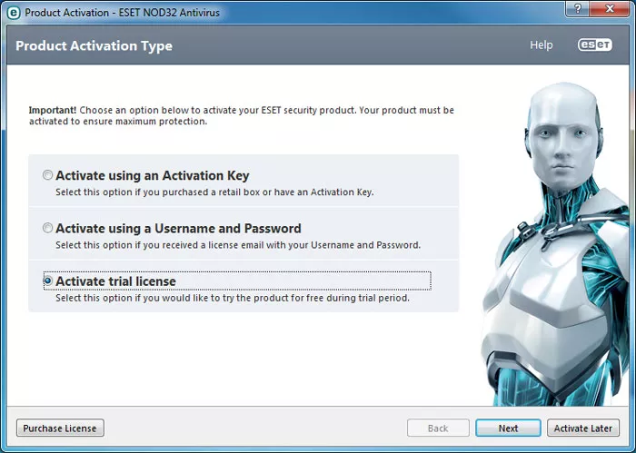 How to use Nod32 antivirus