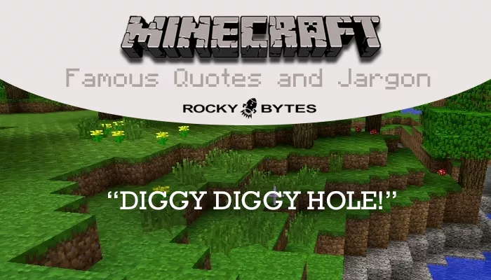 Minecraft popular and famous quotes