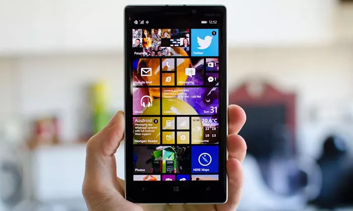 Windows 10 phone screen