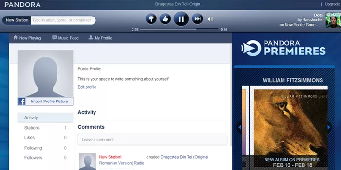 pandora radio internet radio service