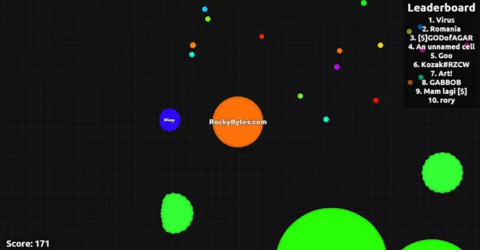 Agar.io strategies