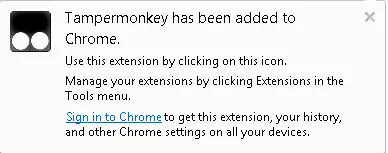 Tampermonkey for chrome