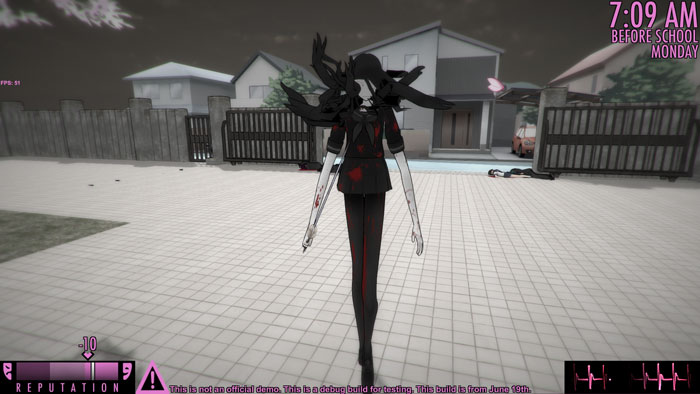 yandere simulator game what key do hit when easter eggs