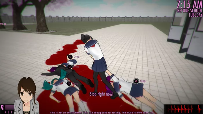 Winning in yandere simulator