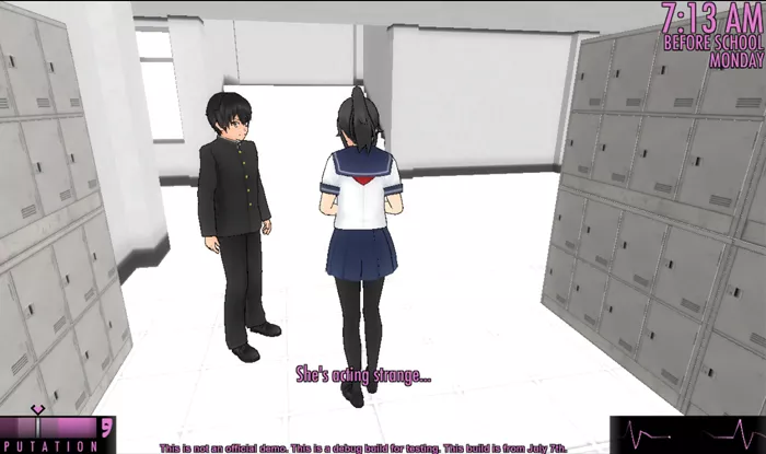 Yandere simulator tactics: senpai