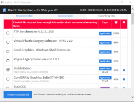 The PC Decrapifier