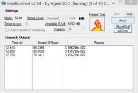 Intel Burn Test